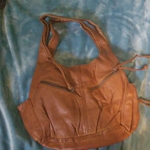 Brown Leather Bueno Bag